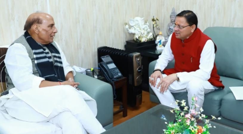 धामी ने रक्षा मंत्री के सामने रखीं सुरक्षा संबंधी मांगें, नंदा राजजात यात्रा पर भी चर्चा तेज..