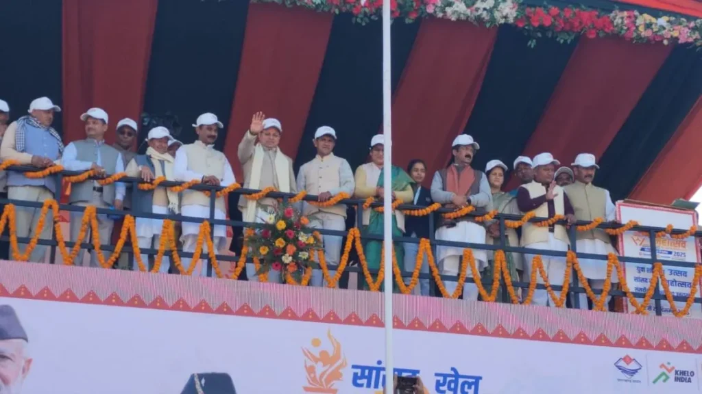 अल्मोड़ा में खेलों का महाकुंभ, सीएम धामी ने सांसद खेल महोत्सव का किया उद्घाटन..