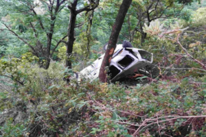रुद्रप्रयाग में भीषण सड़क हादसा, 250 मीटर गहरी खाई में गिरी कार, 3 लोगों की मौत